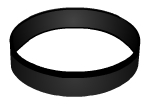 Swinger Lifestyle Black Wristband